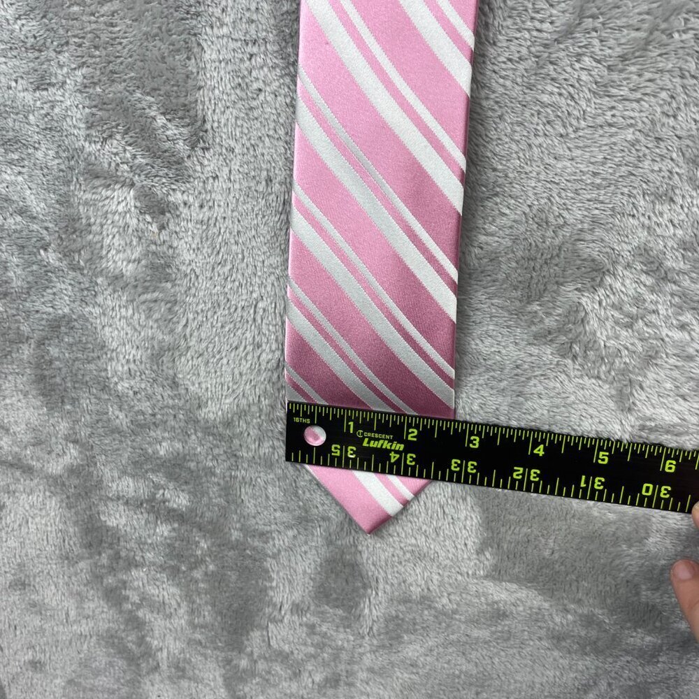 Resilio Skinny Style Men's Classic 100% Silk Neck Tie - Picture 2 of 6